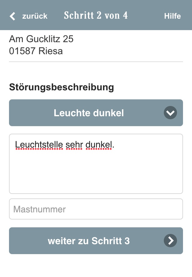 Störungsmelder Riesa screenshot 4