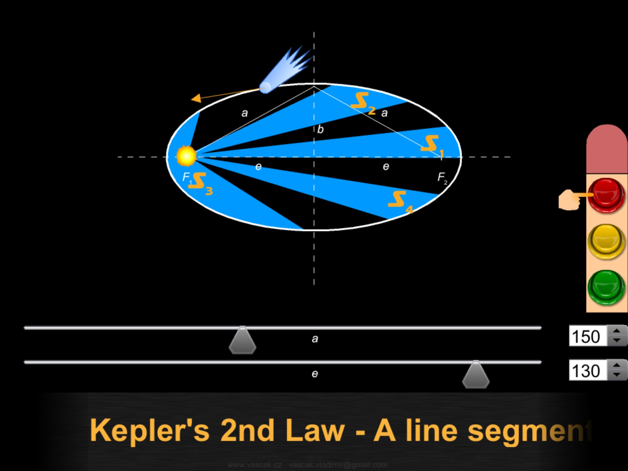 Kepler's Laws screenshot 2