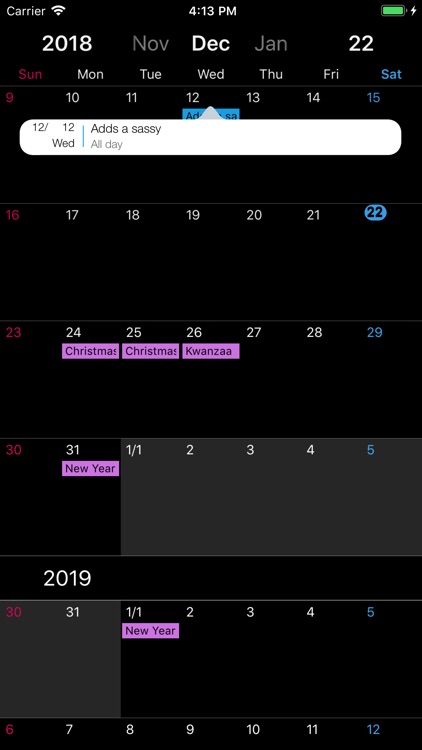 DoDay ∞ scroll Calender screenshot-4