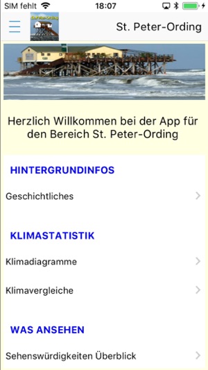 St.Peter-Ording App für Urlaub