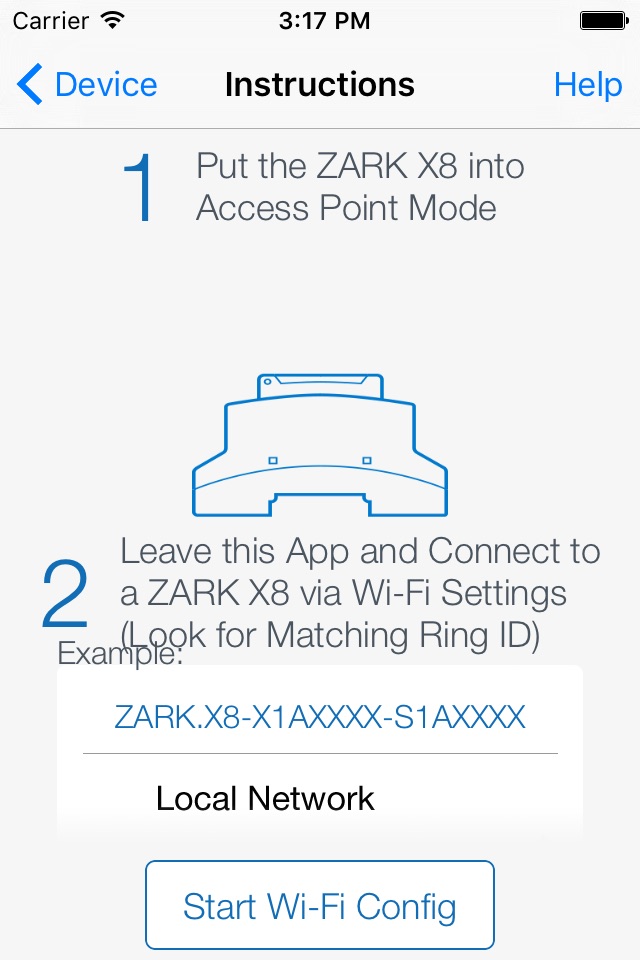 Zark Wifi Configuration screenshot 3