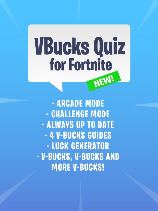 VBucks Quiz for Fortnite on the App Store - 