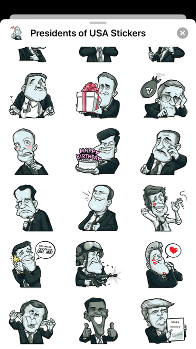 Presidents of USA Stickers screenshot 3