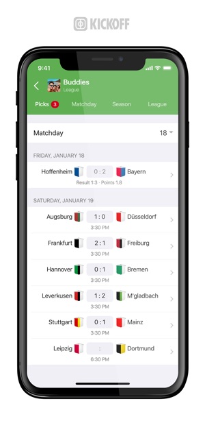 Kickoff - Football prediction(圖3)-速報App