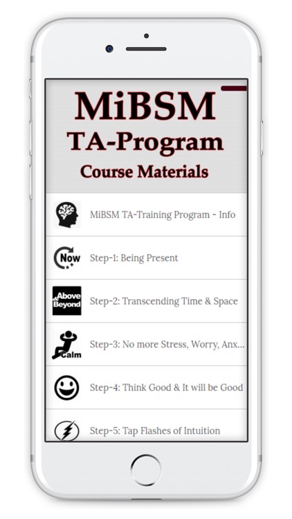 MiBSM Mindfulness TA-Training