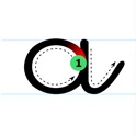 cursive letters icon