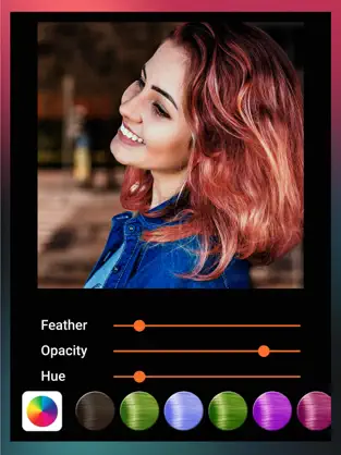Captura de Pantalla 2 Cambiador de color de cabello iphone