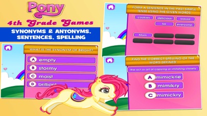 How to cancel & delete Fourth Grade Pony School Games from iphone & ipad 3
