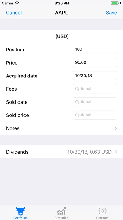Portfolio - Monitor Stocks screenshot-3