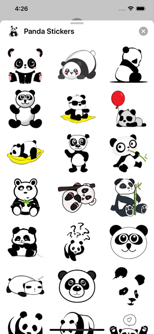 Panda Stickers - Sticker Pack(圖4)-速報App