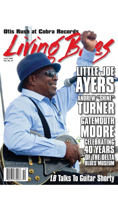 LIVING BLUES MAGAZINE screenshot1