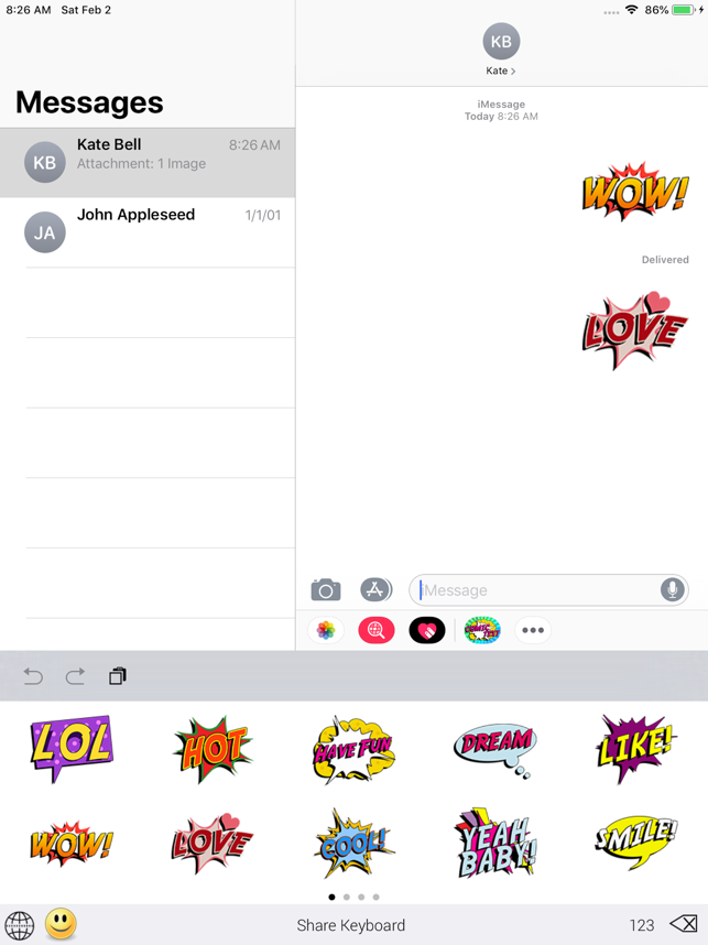 ‎SlangMOJI - Comic Text Emojis Screenshot