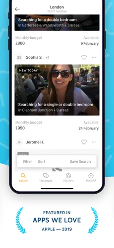 Screenshot 3 SpareRoom iphone