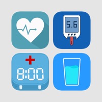 Personal Care Bundle - BP and Glucose Tracker, Water and Pill Reminder