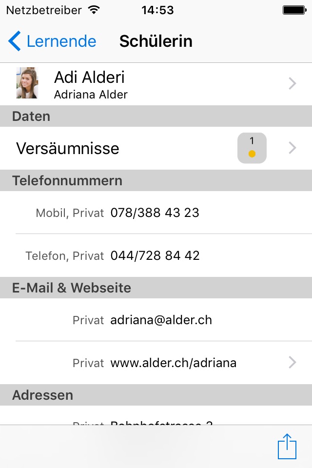 CMI LehrerOffice Mobile screenshot 2
