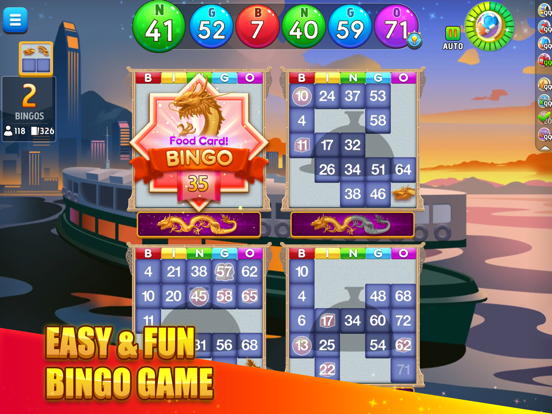 Mega frenzy bingo home game