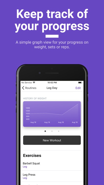 Gymmore - Simple gym log screenshot-3