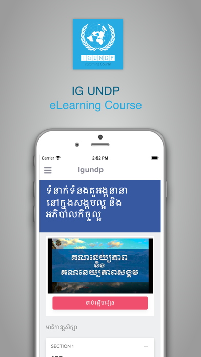 IG-UNDP eLearning Course screenshot 3