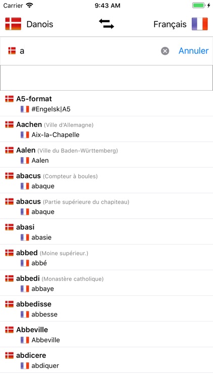 Dictionnaire Danois-Français screenshot-3