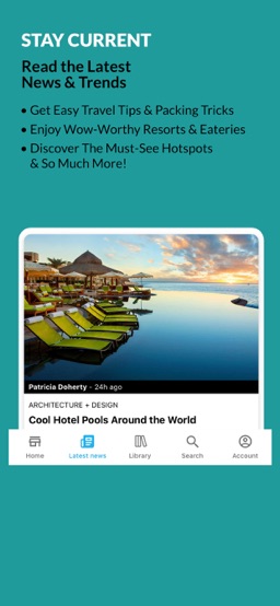 Travel + Leisure app screenshot