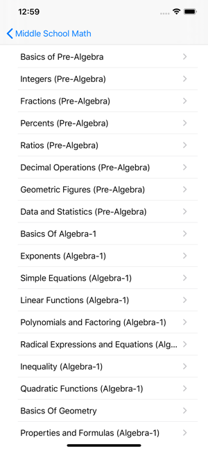 Math for Middle School(圖2)-速報App