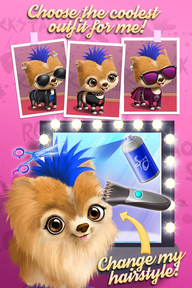 Animal Hair Salon Rock Stars screenshot 4