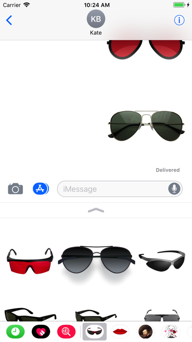 How to cancel & delete Sunglasses Stickers for iMessa from iphone & ipad 2