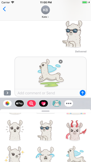 Llama Stickers & Emojis(圖4)-速報App