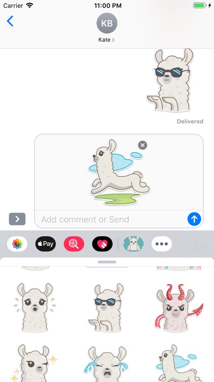 Llama Stickers & Emojis screenshot-3