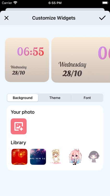 Widgets Themes