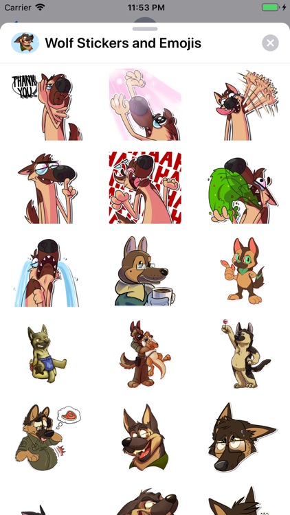 Wolf Stickers & Emojis screenshot-4