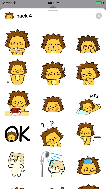 Singa Polah Stickers Pack 4