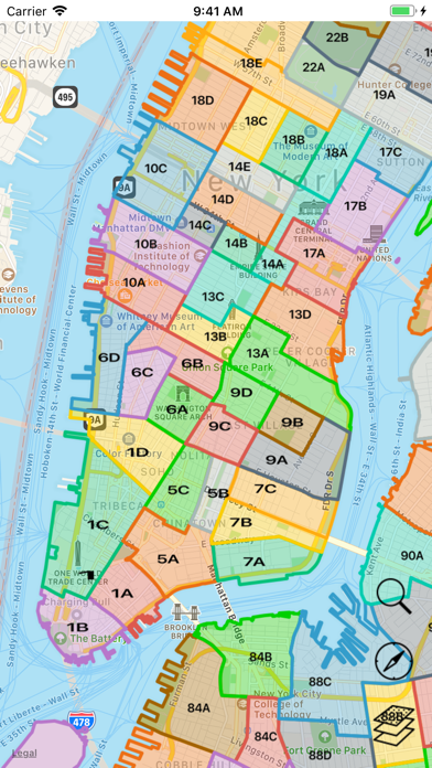 NYC Precinct Map screenshot 2