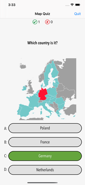 Europe Quiz Maps Flags Infos(圖5)-速報App