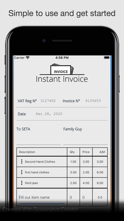 Instant Invoice Maker