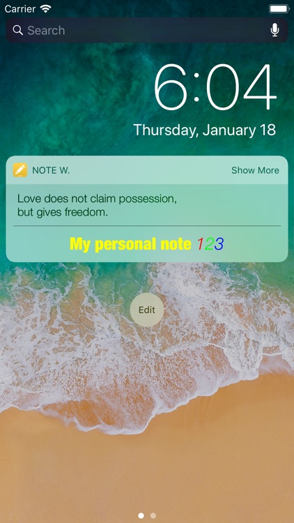 Note Widget