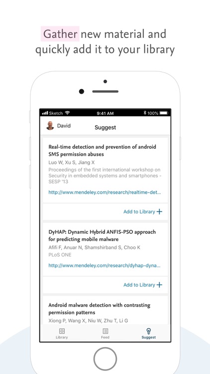 Mendeley (PDF Reader) screenshot-0