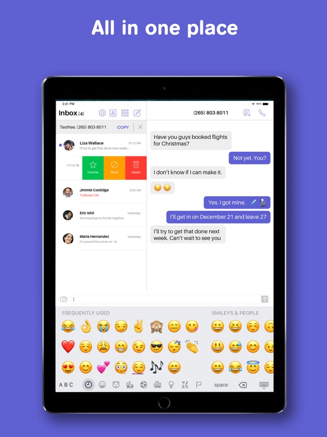 Text Free Texting Calling On The App Store