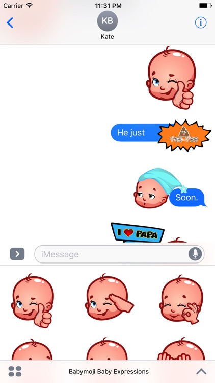 Babymoji - Baby Expressions screenshot-3