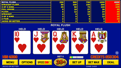 Video Poker - Classic Games screenshot 2