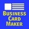 Create your own business card within seconds using “Business Card Maker”