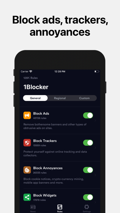 1Blocker - Ad Blocker screenshot 2