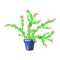 QUSOMI is a beautiful watercolor potted iMessage sticker with many fleshy, aloe, cactus and other plants, fresh and pleasant colors, you can add it to chat and share with friends