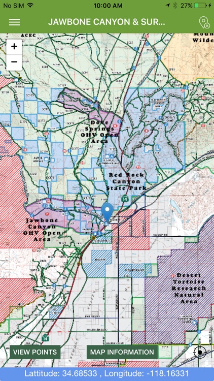 OHV Trail Map California screenshot-3
