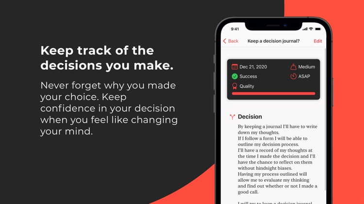 Yorick - Decision Journal