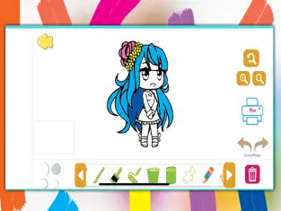 Captura 2 Toca Life Coloring Book Chibi iphone