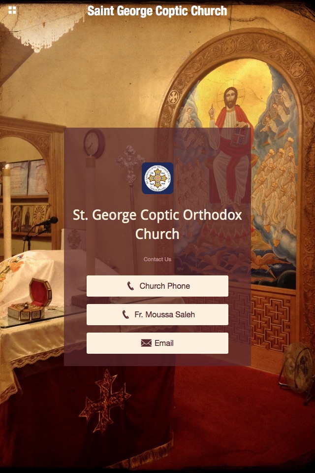 St George Coptic Church Tampa screenshot 2