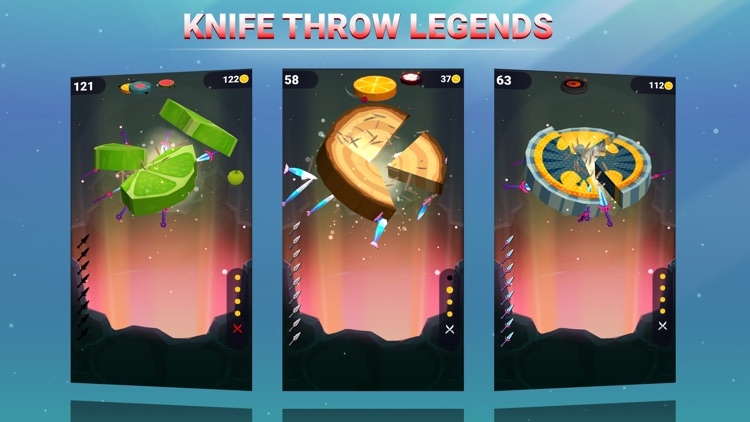 Knife Throw 3D Legend