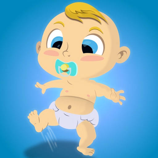 baby walking animation