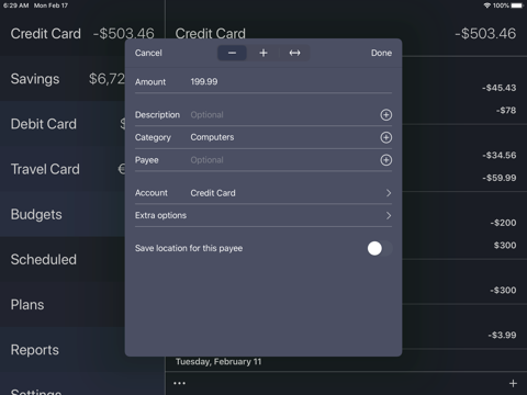 Debit & Credit - náhled